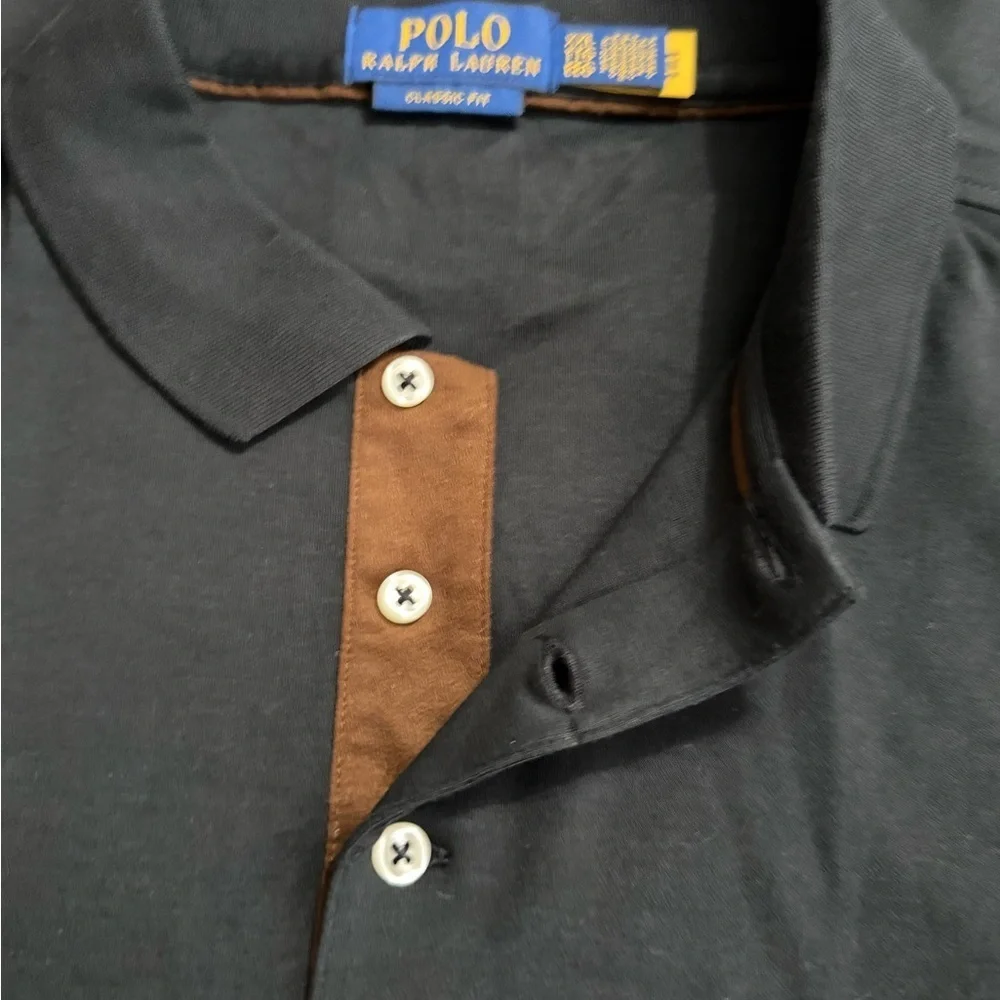 Polo by Ralph Lauren Classic Black Men's Polo Shirt
